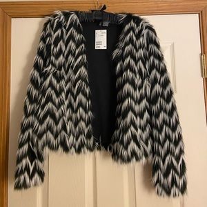 H&M Faux Fur Jacket
